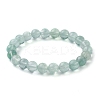 Natural Green Fluorite Stretch Bracelets for Women BJEW-JB10088-02-1