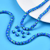 Handmade Polymer Clay Bead Strands CLAY-T020-10F-4