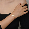 Simple Lemon Stainless Steel Link Bracelets HX9461-2-2
