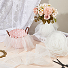 Polyester Pleated Lace Ribbon OCOR-WH0078-132B-4