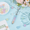 28Pcs 7 Colors Luminous Acrylic Beads OACR-PA0002-08-4