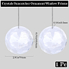 Transparent Glass Pendants GLAA-SP0001-18B-2