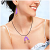 20Pcs 10 Styles Resin & Wood Pendants WOOD-TA0002-67A-8
