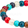 200Pcs 8 Colors Imitation Gemstone Acrylic Beads OACR-BC0001-12-1