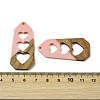Resin and Walnut Pendants WOOD-I013-06C-3
