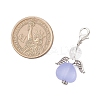 Heart Angel Acrylic Pendant Decorations HJEW-JM03566-02-3