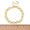 Brass Oval Link Chain Bracelets for Women Men X-BJEW-K273-06G-5