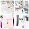 Angel ABS Plastic Imitation Pearl & Alloy Pendant Decorations HJEW-TA00236-7