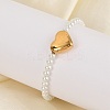 Plastic Imitation Pearl Beads Bracelets for Women BJEW-M056-10G-04-1