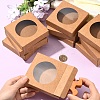 12pcs Square Kraft Paper Storage Gift Boxes CON-YW0001-83-3