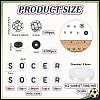 DIY Football Bracelets Making Kits AJEW-PH0007-26-2