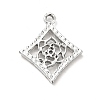 Alloy Rhinestone Pendants ALRI-C007-59P-3