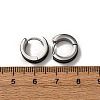 304 Stainless Steel Hoop Earrings EJEW-D331-03PB-3