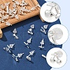 2 Pairs Alloy Stud Earrings for Women EJEW-FS0001-27L-4