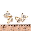 Rack Plating Alloy Rhinestone Pendants PALLOY-T091-27A-G-3