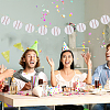 8 Bags Paper Baseball Hanging Banner AJEW-FH0006-97-5