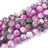 Natural Persian Jade Beads Strands G-E531-C-22-1
