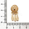 Brass European Beads KK-M318-02G-3