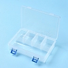 Transparent Plastic Large Capacity Storage Boxes CON-WH0069-92A-2