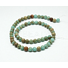 Round Synthetic Aqua Terra Jasper Beads Strands G-N0160-04-4mm-5