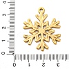 304 Stainless Steel Pendants STAS-G354-04G-3