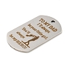 Non-Tarnish 201 Stainless Steel Pendants STAS-L079-01P-05-2