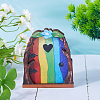 Wood Fairy Door for Garden Yard Tree Decoration AJEW-WH20002-58C-4