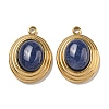 Natural Blue Jade Dyed Pendants STAS-L025-007G-04-1