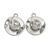 304 Stainless Steel Pendants X-STAS-P446-08P-1