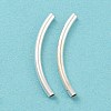 925 Sterling Silver Tube Beads STER-Q191-03C-S-2