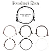 14Pcs 7 Colors Cotton Cord Bracelet Set for Men Women BJEW-FS00025-04-4