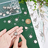 DIY Blank Dome Earring Making Kit DIY-UN0050-32-3