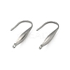 304 Stainless Steel Ear Wire Accessory X-STAS-Q336-12B-P-1
