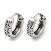 316 Surgical Stainless Steel Hoop Earrings EJEW-D096-23D-AS-1