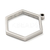 Non-Tarnish 304 Stainless Steel Laser Cut Pendants STAS-U009-04A-P-2