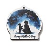 Mother's Day Theme Wooden Pendants LS-FIND-Z031-01D-1