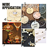 Brass Wine Glass Charms Rings KK-PH0001-43G-NF-7