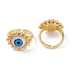 Brass Cuff Rings RJEW-M138-24G-B-2