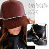 8Pcs 8 Styles Acrylic Beads & Aluminum Cable Chains & 304 Stainless Steel Baseball Cap Chain HJEW-SC0002-47-4