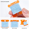 120Pcs 4 Colors Plastic Thread Winding Boards TOOL-CY0001-02-4