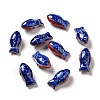 Handmade Printed Porcelain Beads PORC-E015-17G-1