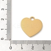 Ion Plating(IP) 304 Stainless Steel Pendants STAS-K270-27B-G-3