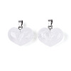 Natural Quartz Crystal Chunky Pendants G-T143-19A-3