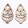 Unfinished Hollow Wood Big Pendants WOOD-N006-96-2