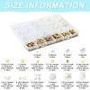 1359Pcs 16 Styles CCB Plastic & ABS Plastic Imitation Pearl Beads KY-YW0002-19-3
