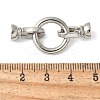 Brass Fold Over Clasps KK-M320-20P-3