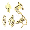 25Pcs 5 Styles Stainless Steel Pendants STAS-XCP0001-93-1