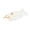 Natural Quartz Crystal Carved Pendants X-G-P599-07G-02-2