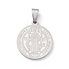 Non-Tarnish 304 Stainless Steel Pendants LS-STAS-C057-01P-1