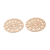 Long-Lasting Plated Brass Filigree Joiners KK-K336-13KCG-2